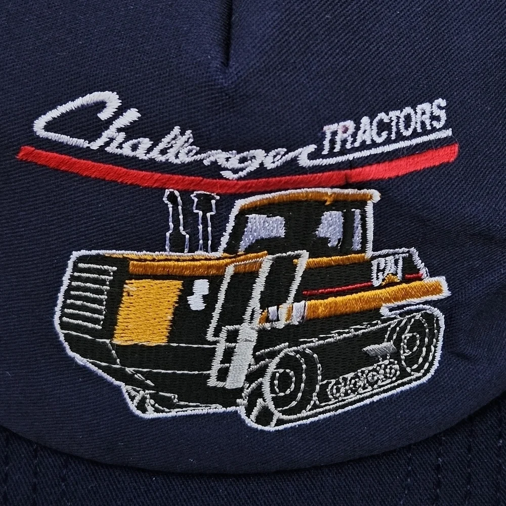 CAT Challenger Hat Vintage Caterpillar Tractors Snapback USA Made Louisville KY
